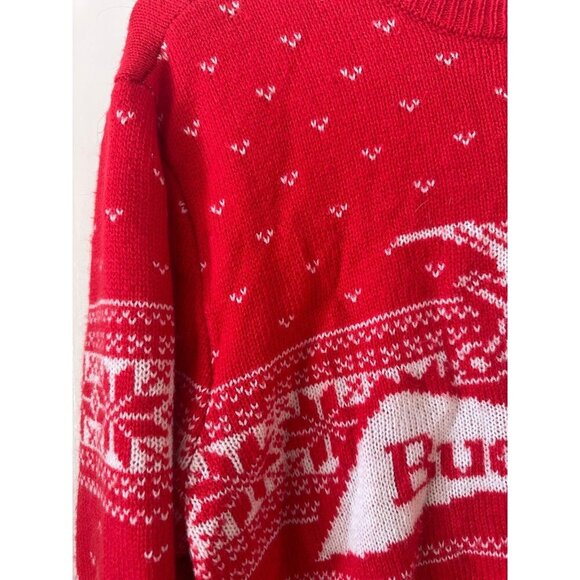Budweiser size large red sweater - Picture 4 of 10